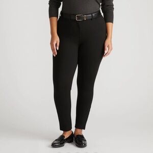 UNIVERSAL STANDARD | SEINE SKINNY PONTE JEAN |  BLACK | NWT | SZ: 18/20